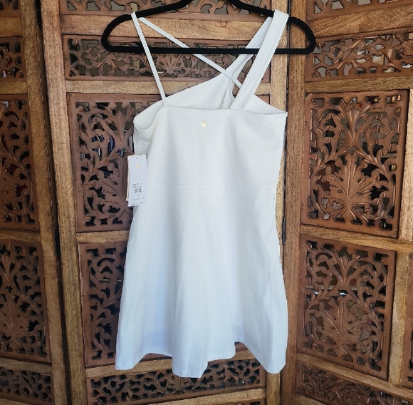 Spiritual Gangster One Shoulder White Dress - Picture 2 of 7